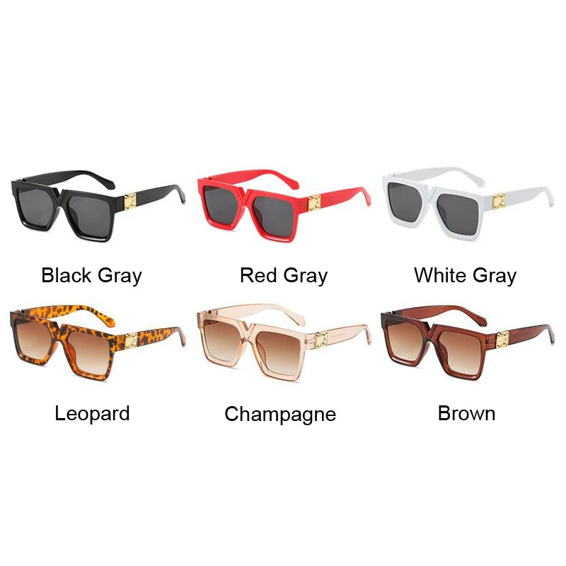 Classy Square Travel Sunglasses - UV400 Reflective Eyewear