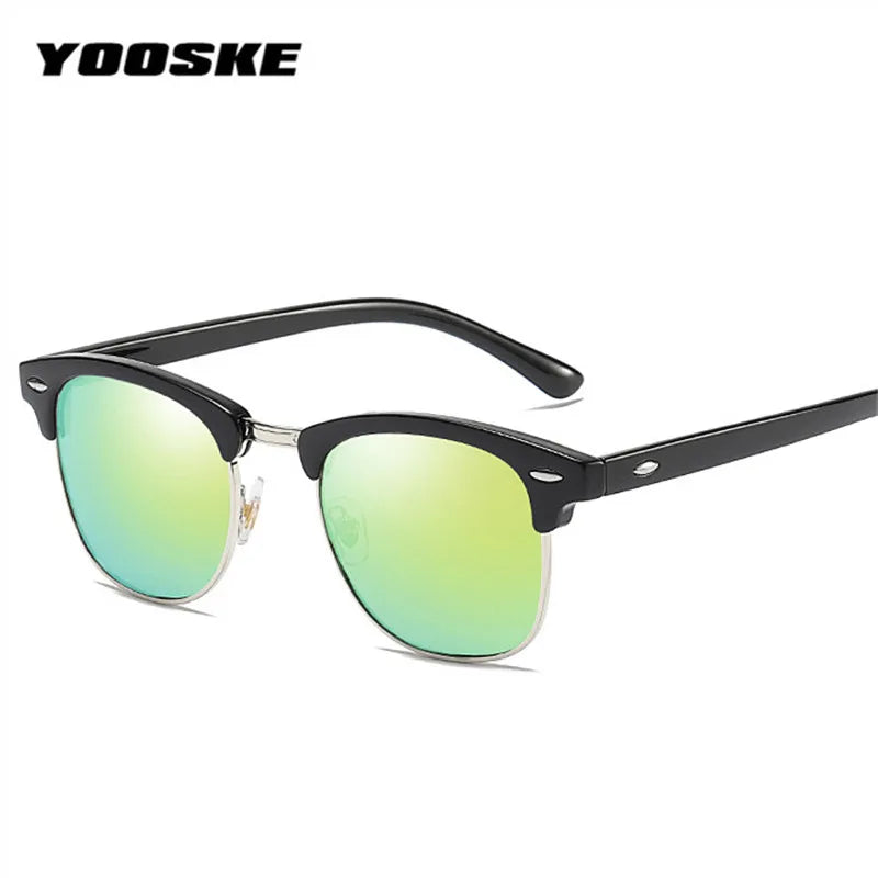 Vintage Square Polarized Sunglasses - Retro Style for Women