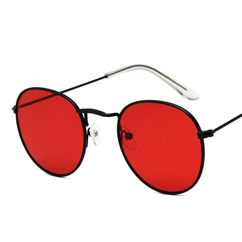 Classic Vintage Round Sunglasses - Premium Alloy UV400 Eyewear