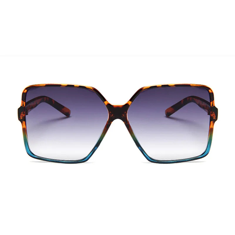 Luxury Gradient Oversized Sunglasses - Photochromic UV400 Eyewear
