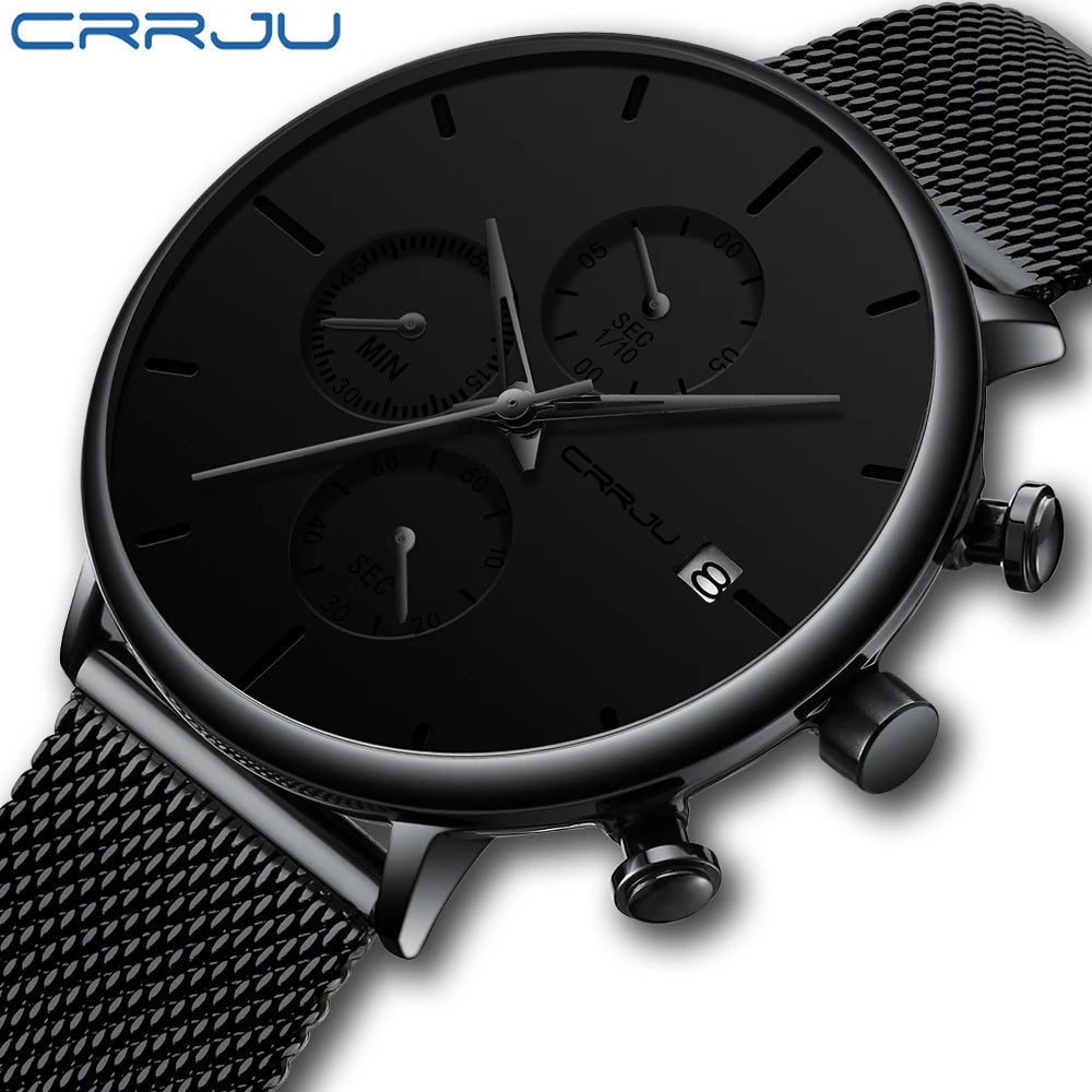 Minimalist Stylish Waterproof Watch - Contemporary Stainless Steel Design