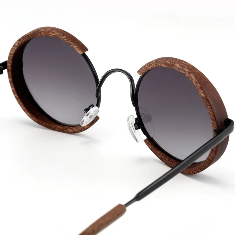 Retro Wooden Polarized Sunglasses - Premium Natural Wood UV400 Eyewear