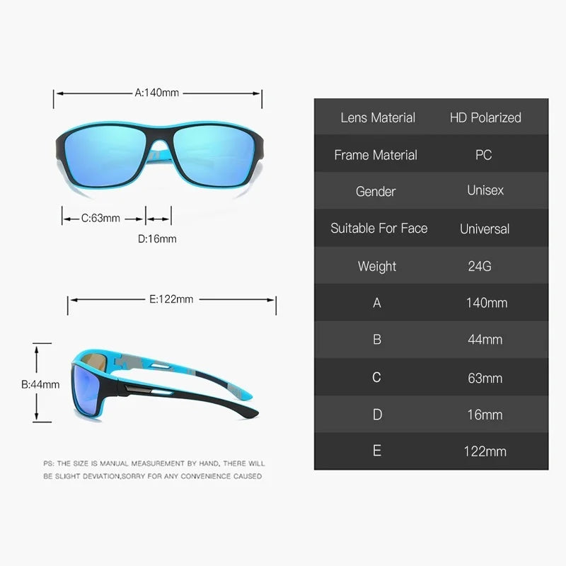Professional Polarized Fishing Sunglasses - Multi-Feature Sports Eyewear