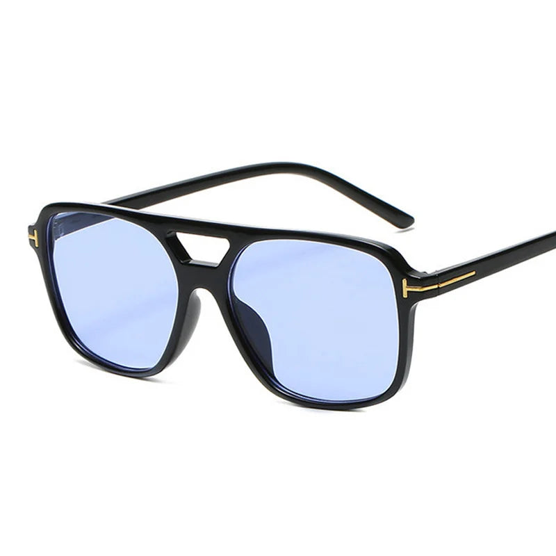 Vintage Square Sunglasses - UV400 Mirror Outdoor Eyewear