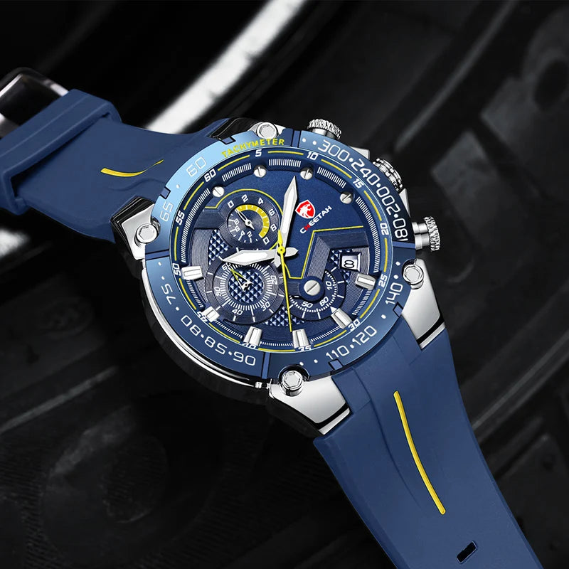 Casual Stylish Sport Watch - Premium Silicone Band Timepiece