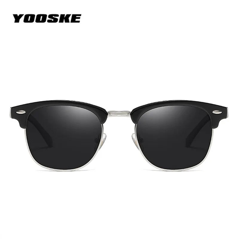 Vintage Square Polarized Sunglasses - Retro Style for Women