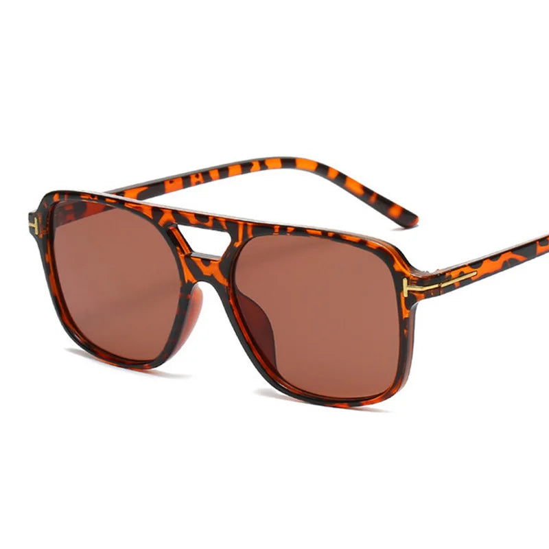 Vintage Square Sunglasses - UV400 Mirror Outdoor Eyewear
