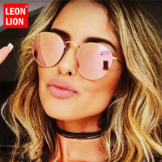 Classic Vintage Round Sunglasses - Premium Alloy UV400 Eyewear