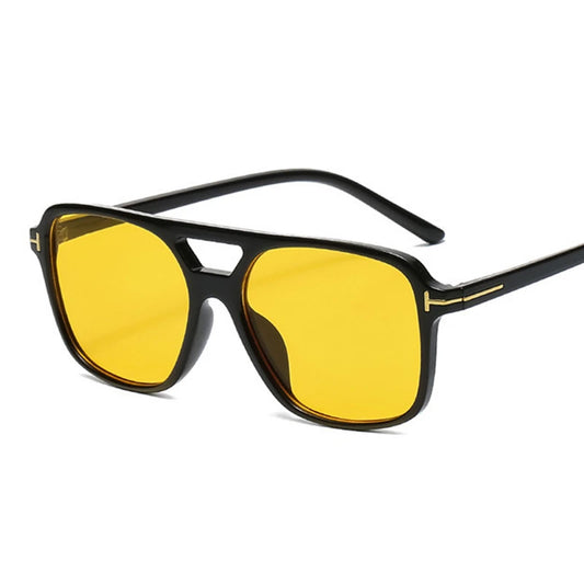Vintage Square Sunglasses - UV400 Mirror Outdoor Eyewear