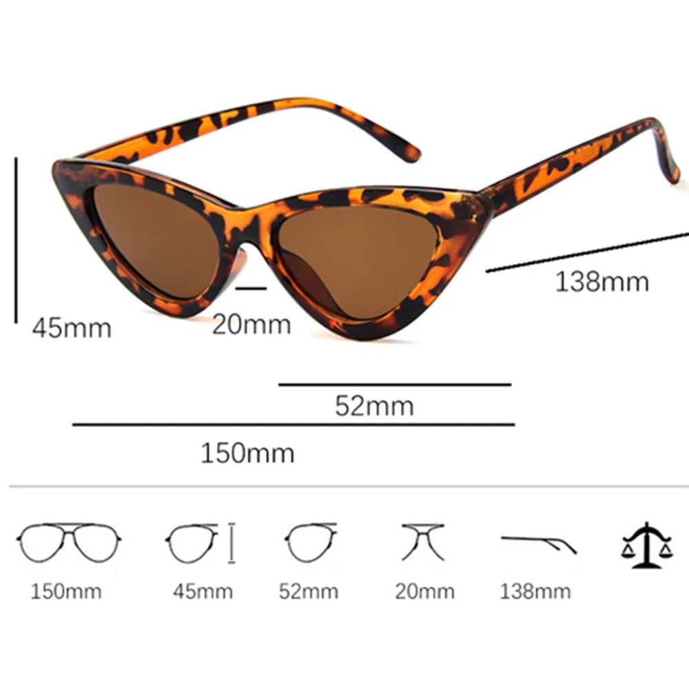 Luxury Cat Eye Retro Sunglasses - Vintage Fashion UV400 Eyewear