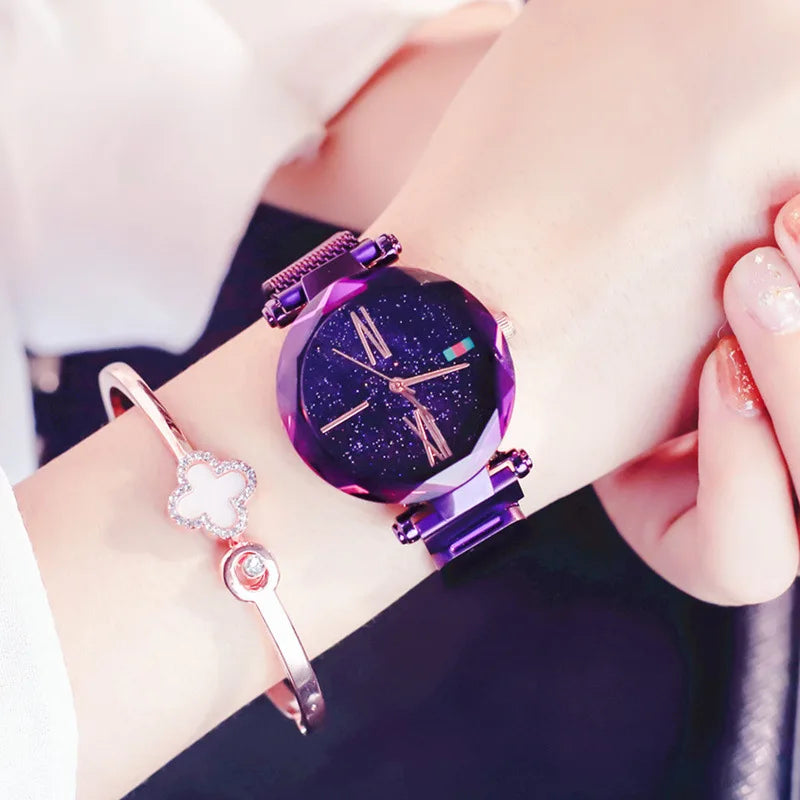 Minimalist Starry Sky Watch - Premium Quartz Fashion Timepiece