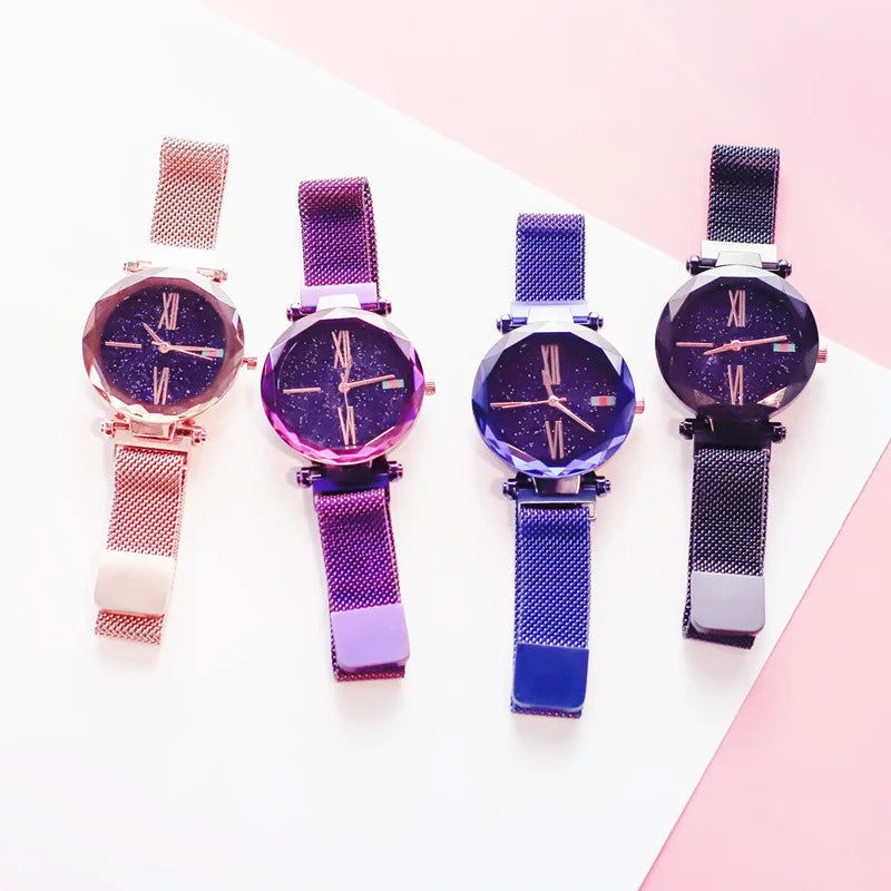Minimalist Starry Sky Watch - Premium Quartz Fashion Timepiece