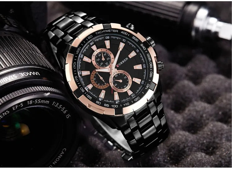 Waterproof Military Analog Watch - Tactical Alloy Timepiece