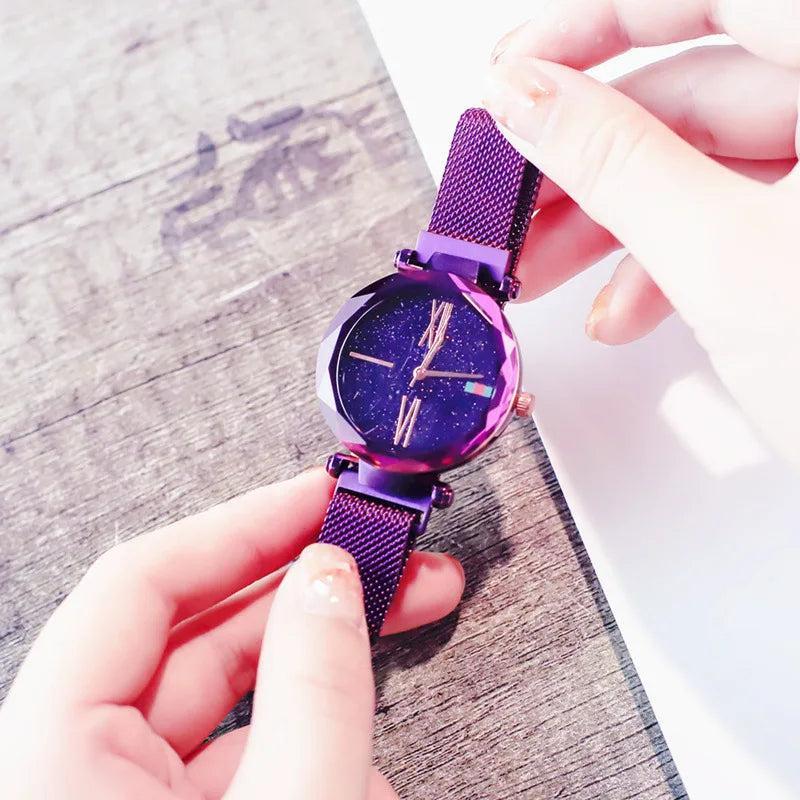 Minimalist Starry Sky Watch - Premium Quartz Fashion Timepiece