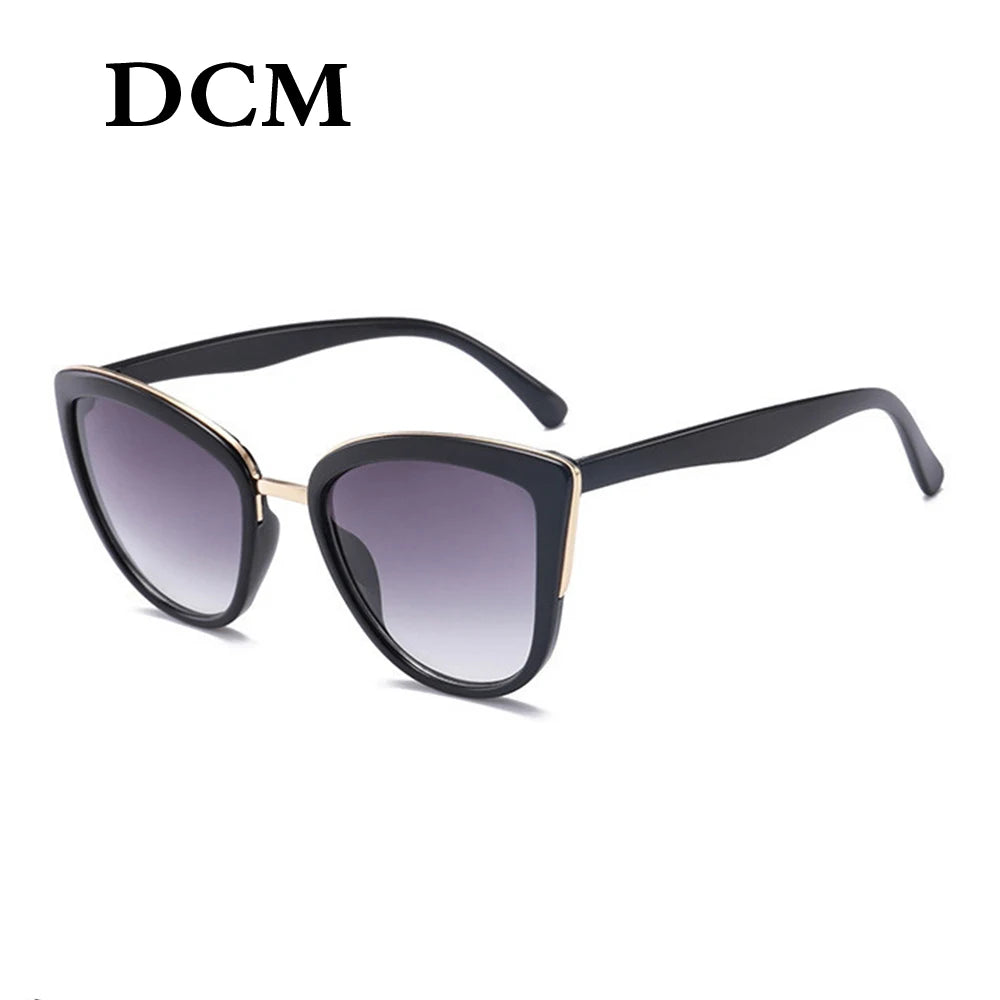 Retro Gradient Sunglasses - Cat Eye UV400 Fashion Eyewear