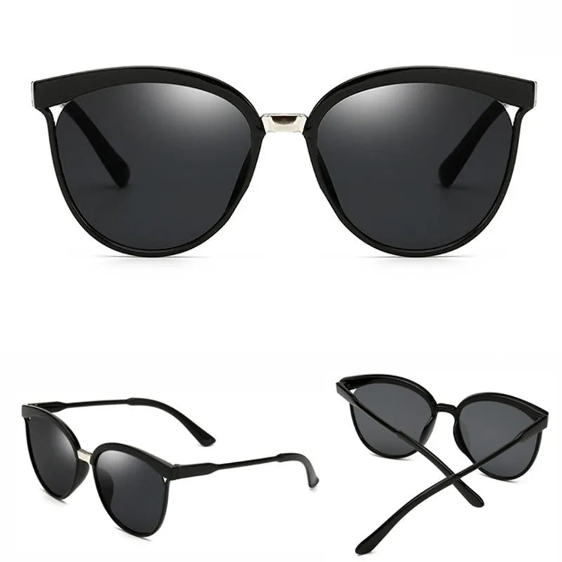 Classic Retro Sunglasses - Cat Eye Mirror UV400 Eyewear