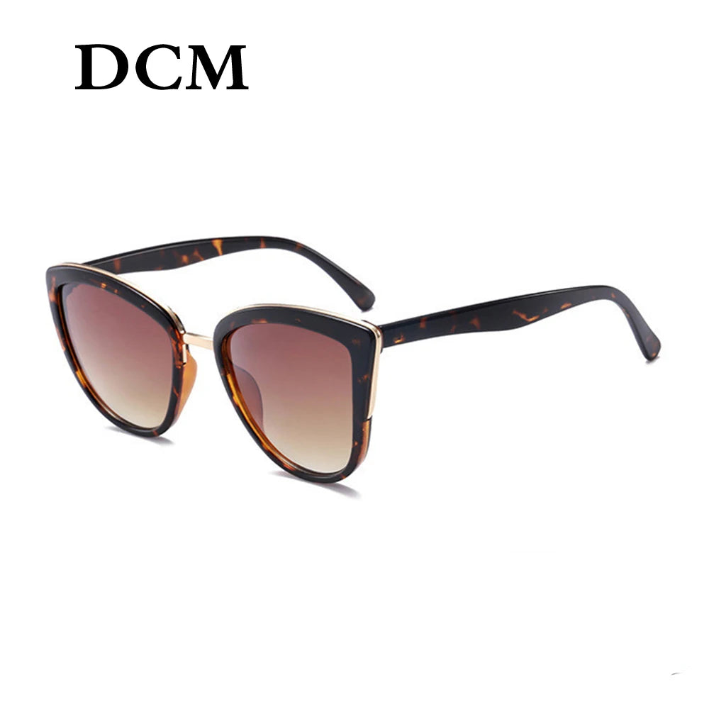 Retro Gradient Sunglasses - Cat Eye UV400 Fashion Eyewear