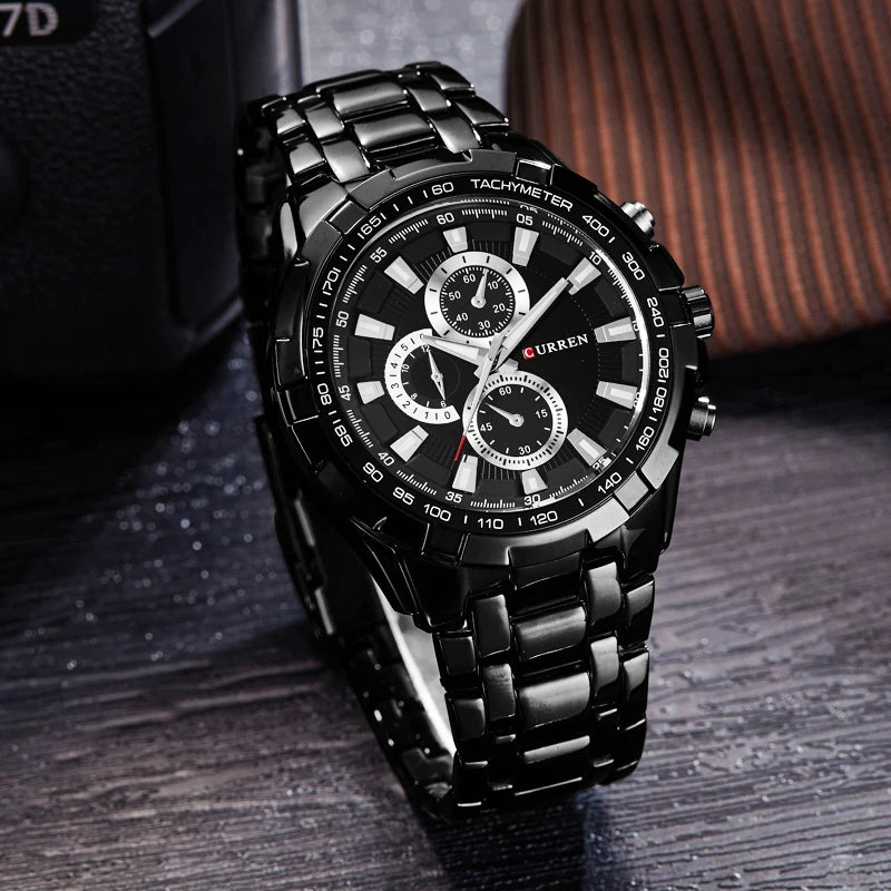 Waterproof Military Analog Watch - Tactical Alloy Timepiece