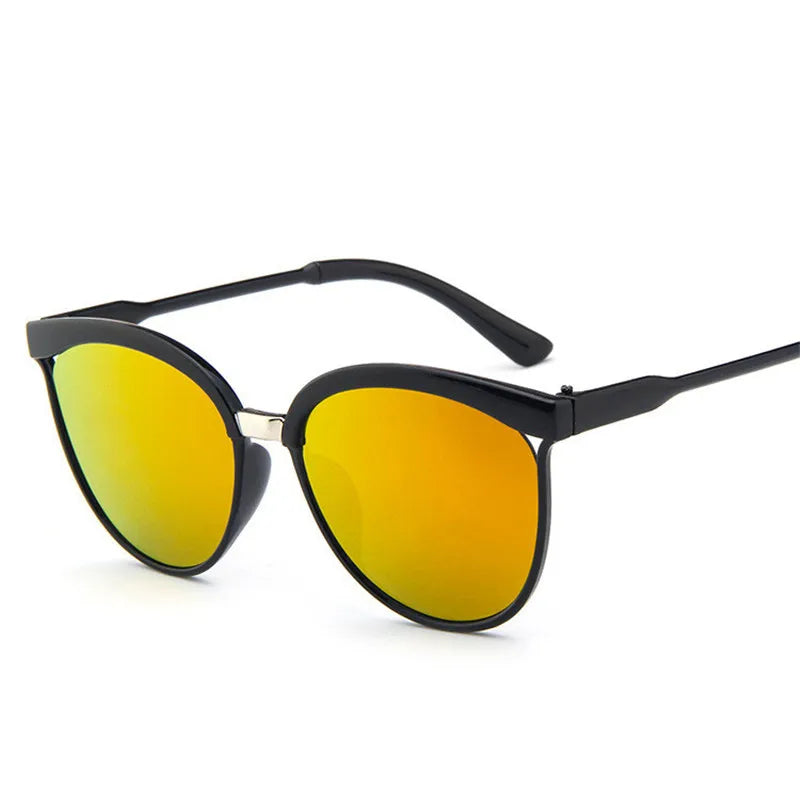 Classic Retro Sunglasses - Cat Eye Mirror UV400 Eyewear