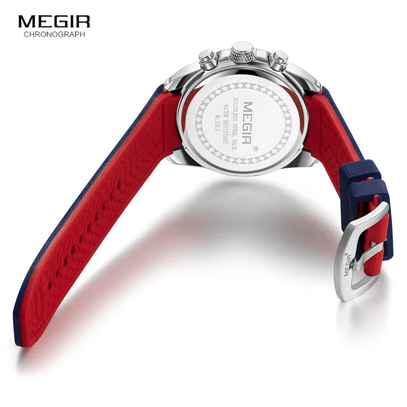Premium Chronograph Analog Watch - Luminous Quartz with Date Display