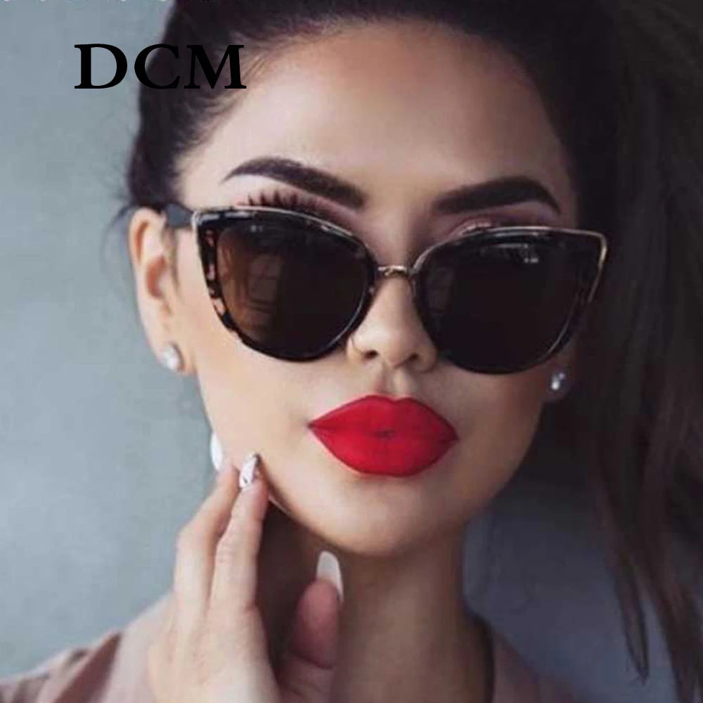 Retro Gradient Sunglasses - Cat Eye UV400 Fashion Eyewear