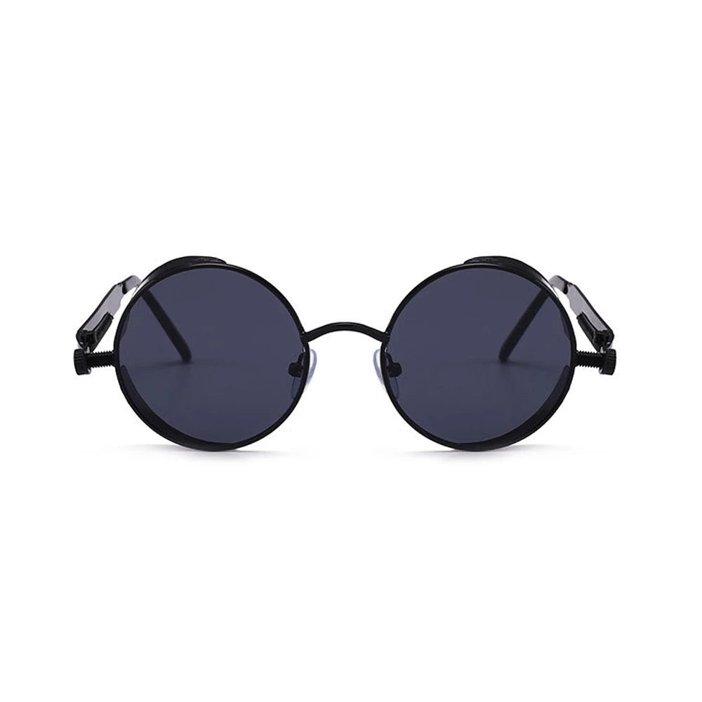 Gothic Vintage Sunglasses - Retro Metal Frame Design