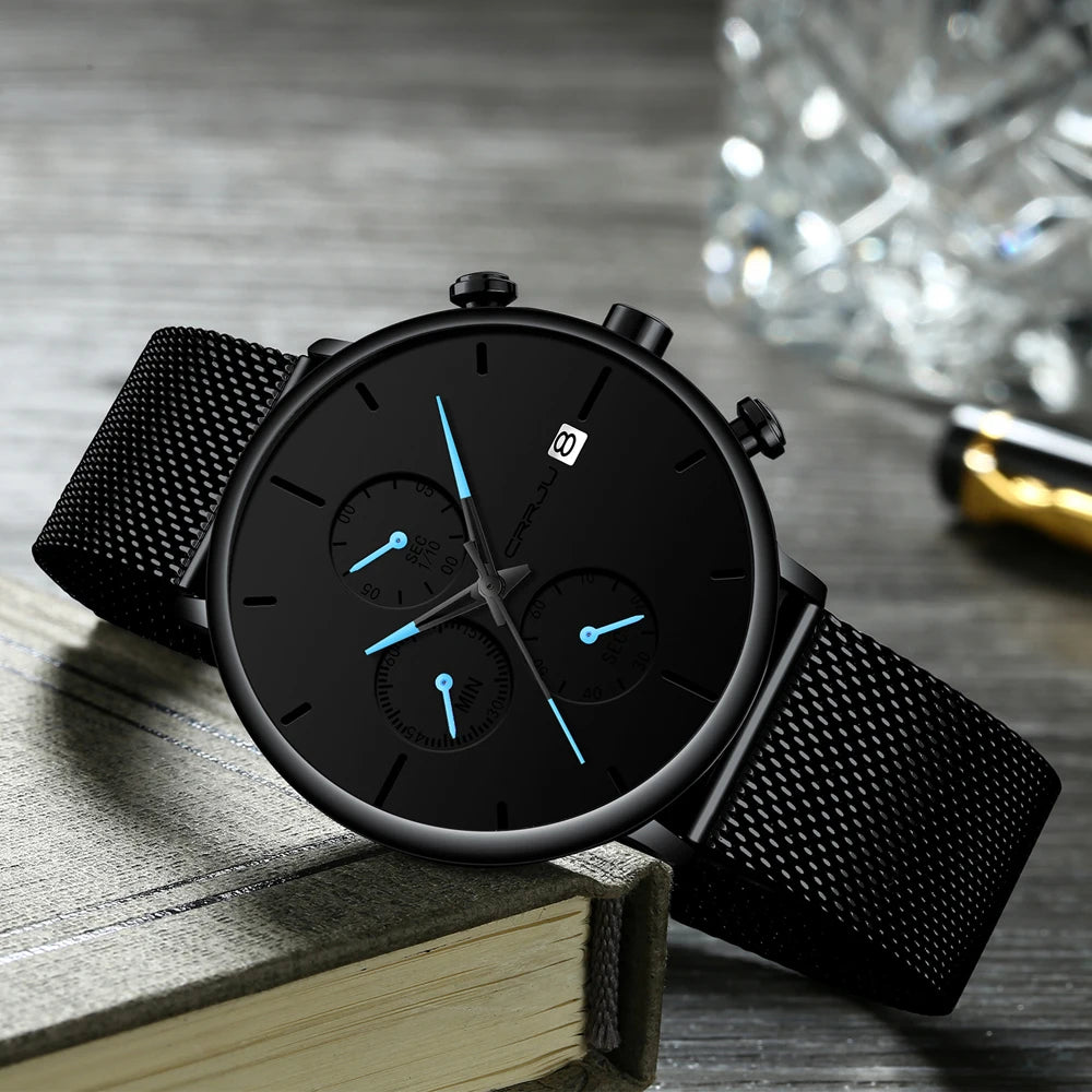 Minimalist Stylish Waterproof Watch - Contemporary Stainless Steel Design