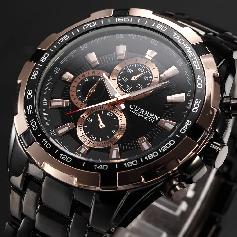 Waterproof Military Analog Watch - Tactical Alloy Timepiece
