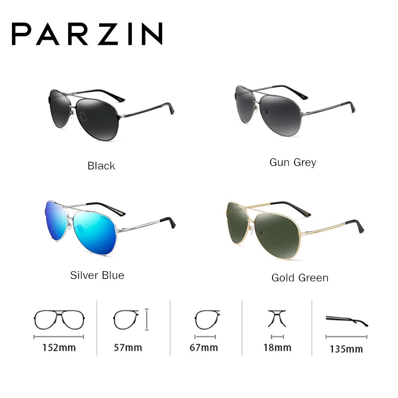 Premium Aviator Pilot Sunglasses - Professional TAC Polarized Lenses