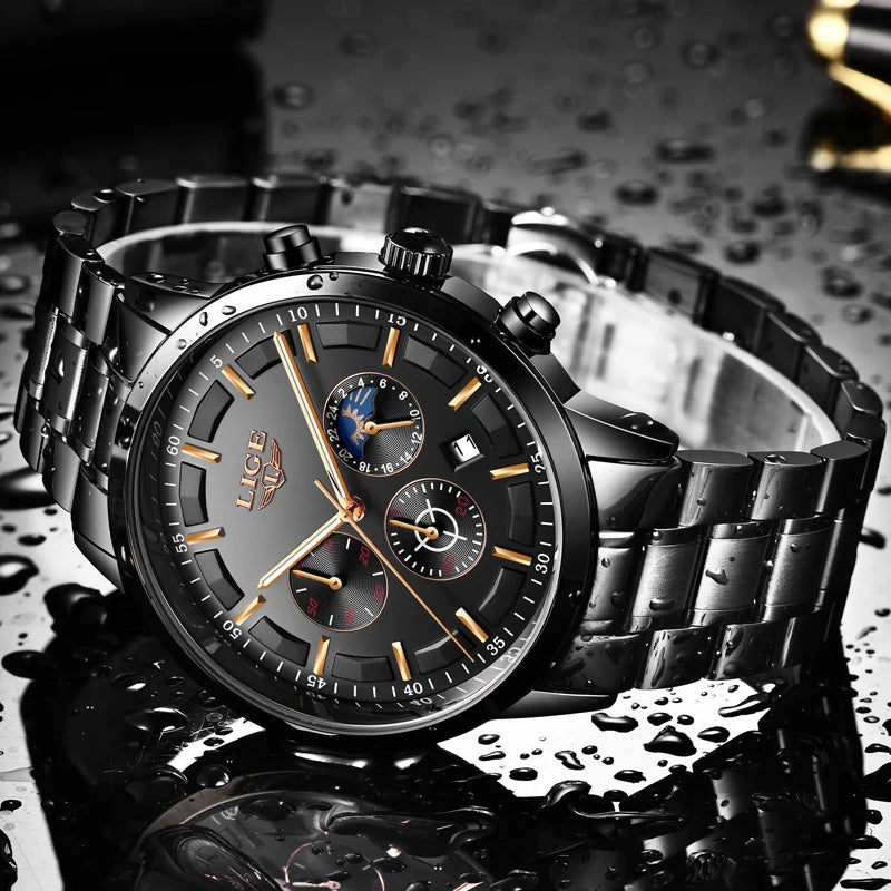 Business Style Waterproof Watch - Premium Stainless Steel Professional Timepiece