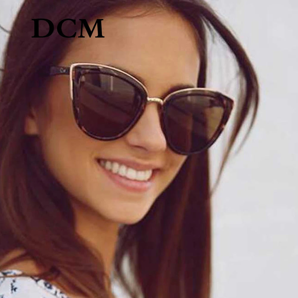 Retro Gradient Sunglasses - Cat Eye UV400 Fashion Eyewear