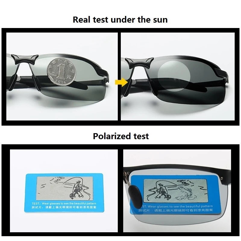 Premium Photochromic Polarized Sunglasses - Smart Adaptive Eyewear