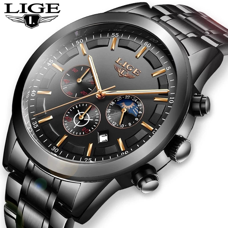 Business Style Waterproof Watch - Premium Stainless Steel Professional Timepiece