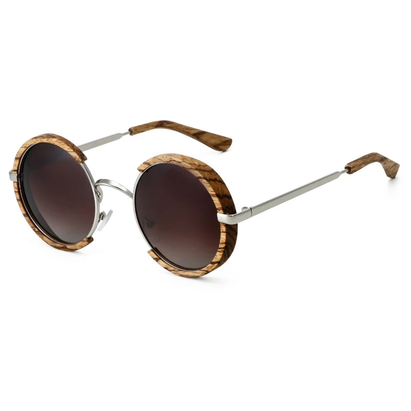 Retro Wooden Polarized Sunglasses - Premium Natural Wood UV400 Eyewear