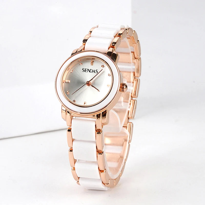 Classy Waterproof Watch - Fashion Alloy Case Timepiece