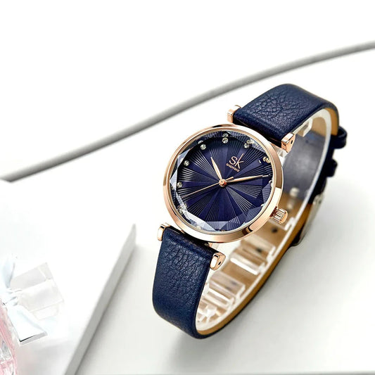 Premium Quartz Watch - Japanese Movement Leather Strap Timepiece