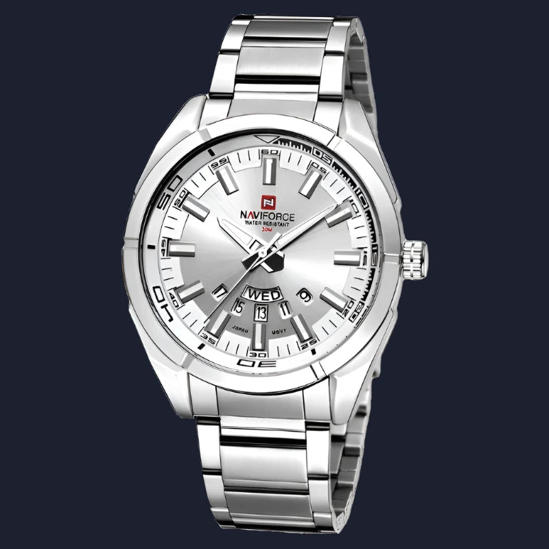 Military Sports Quartz Wristwatch - Tactical Stainless Steel Timepiece