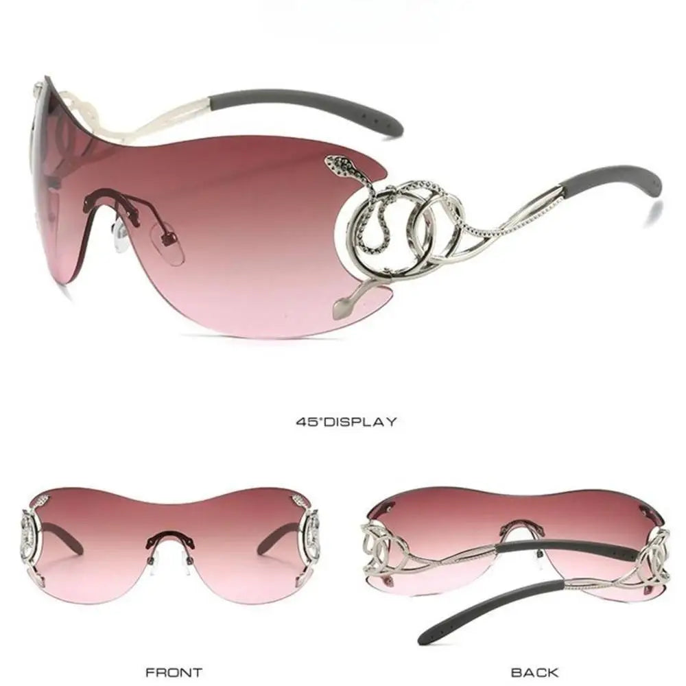 Gradient Rimless Sunglasses - 2023 UV400 Anti-Reflective Eyewear