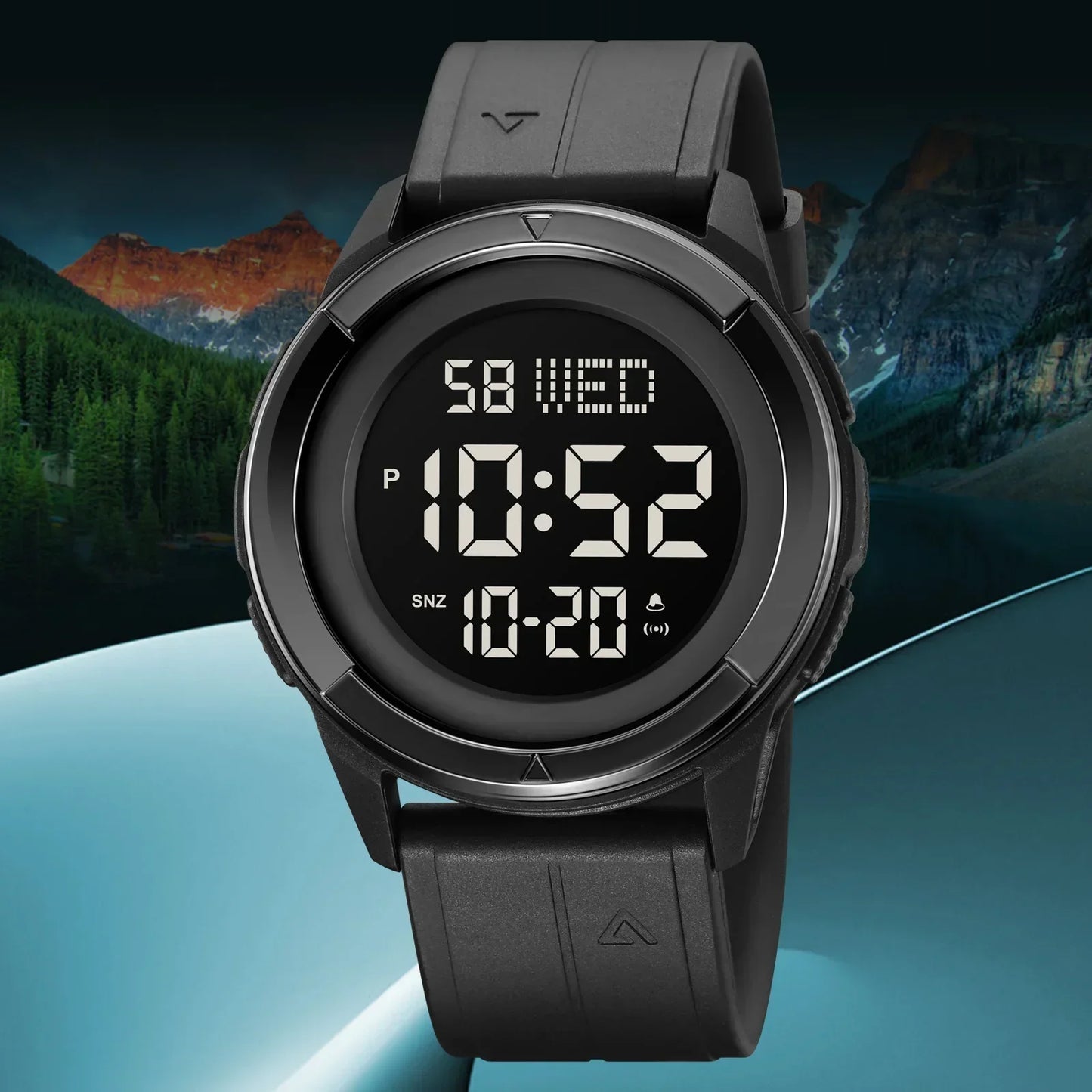 Professional Waterproof Digital Chronograph Watch - 5Bar Sports Watch