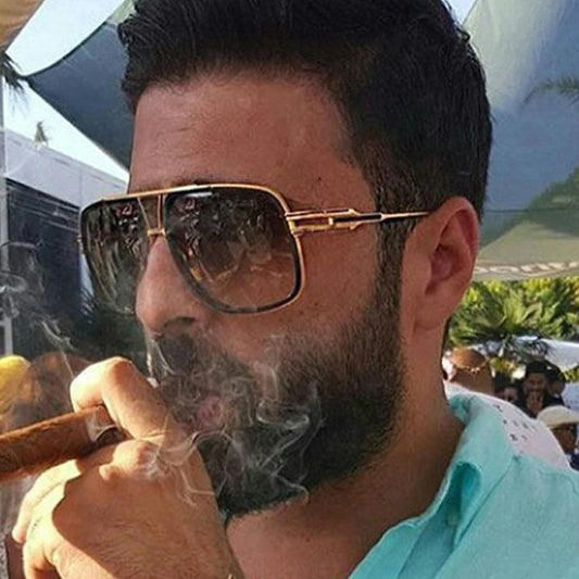 Classic Luxury Aviator Sunglasses - Premium Metal Frame Design