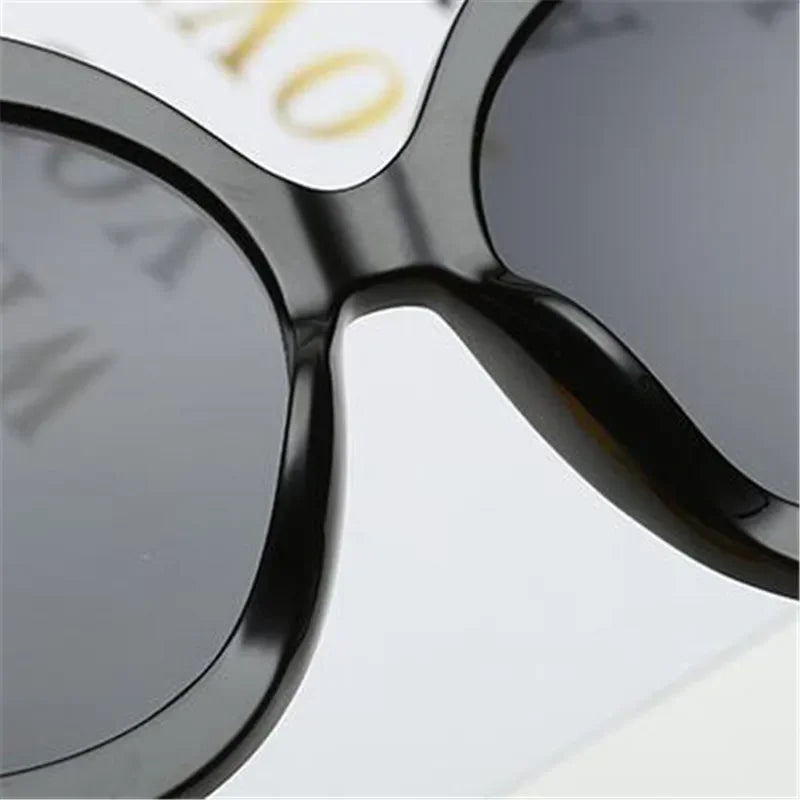 Oversized Oval Sunglasses - Circular UV400 Adventure Eyewear