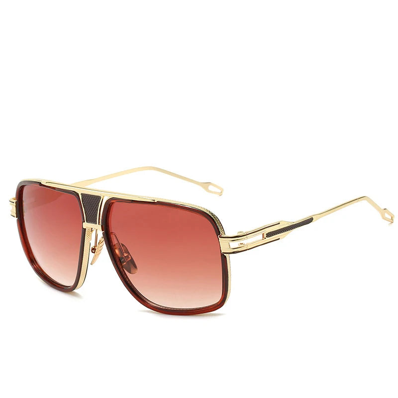 Classic Luxury Aviator Sunglasses - Premium Metal Frame Design