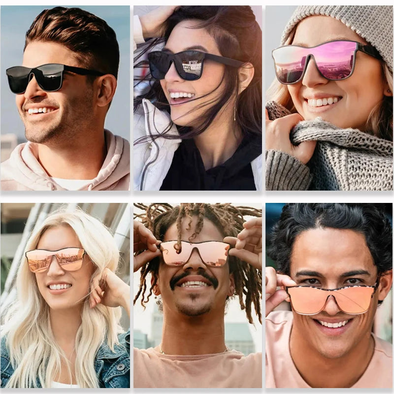 Square Polarized Sunglasses - Premium UV400 Gradient Eyewear