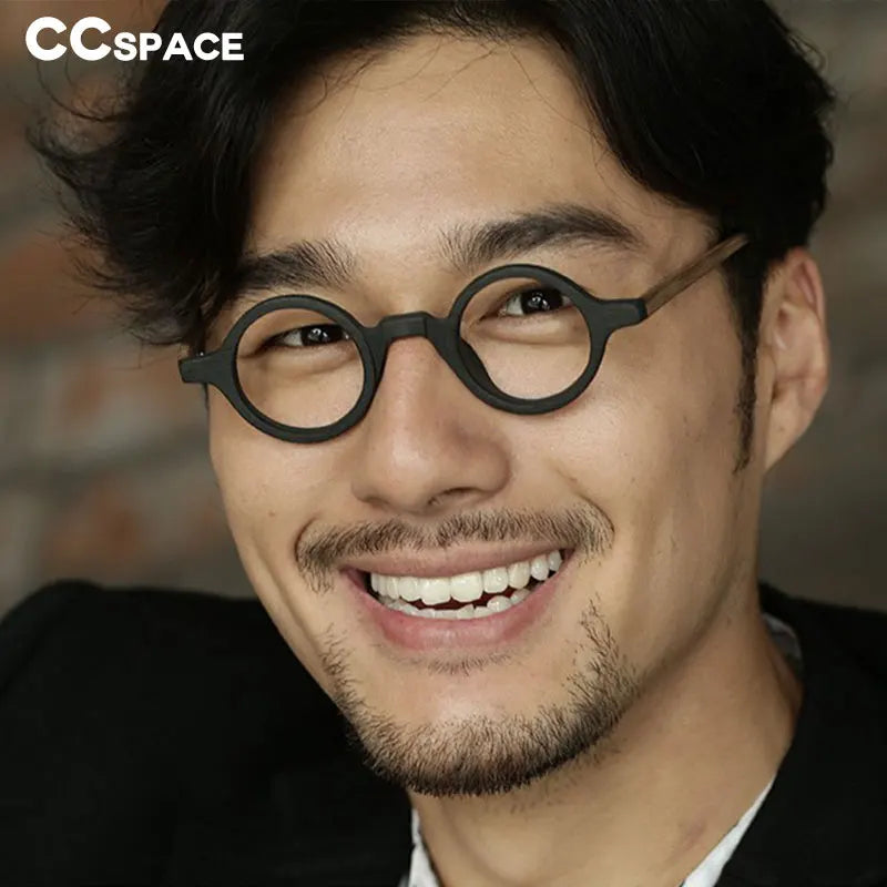 Vintage Round Acetate Optical Glasses - Classic Eyewear Frames