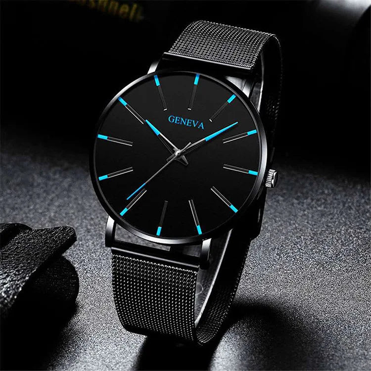 Ultra-Thin Business Watch - Minimalist Professional Timepiece