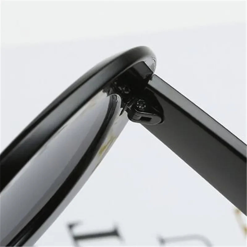 Oversized Oval Sunglasses - Circular UV400 Adventure Eyewear