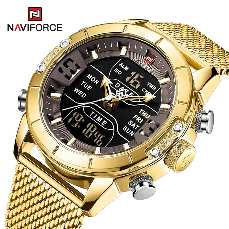 Classic Retro Watch - Premium Stainless Steel Mesh Design