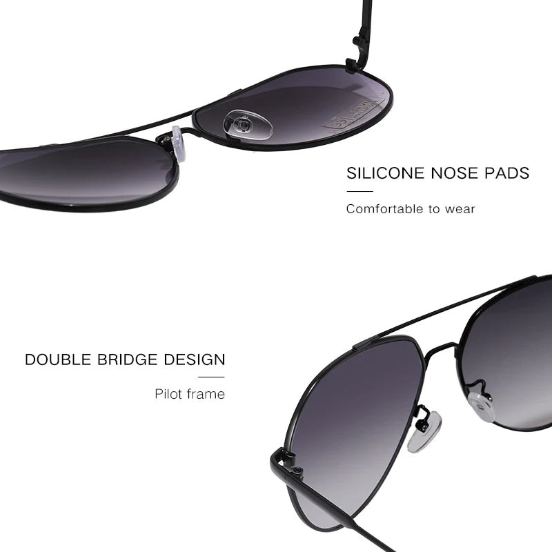 UV400 Mirror Aviator Sunglasses - Premium Alloy Outdoor Eyewear