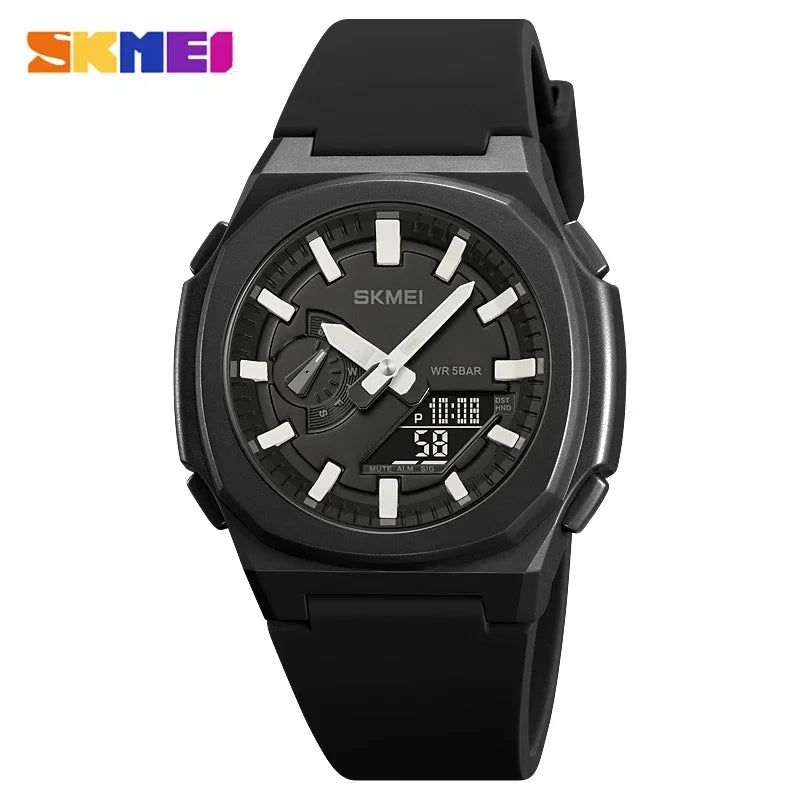 Chrono Waterproof Digital Watch - Multifunctional Sports Timepiece
