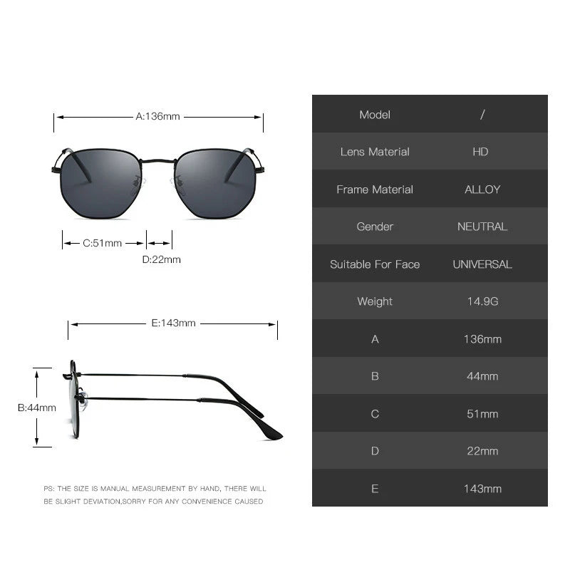 Classic Vintage Women's Sunglasses - Premium Alloy UV400 Eyewear